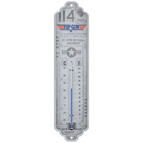 Top Gun Kino Film Movie Thermometer Metall Vintage Design 28cm - Picture 2 of 2