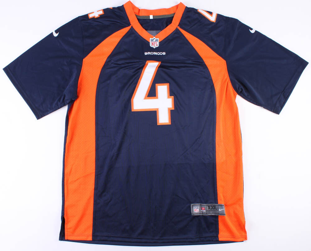 Case Keenum Signed Broncos Custom On Field Style Jersey (JSA COA)Denver #1 Q.B. - Picture 3 of 5