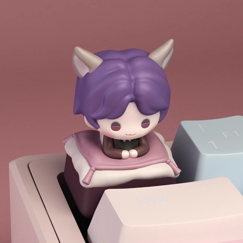 Love and Deepspace Anime Q Version Keycap Keyboard Cospaly Cartoon Decorate Gift - Foto 3 di 10