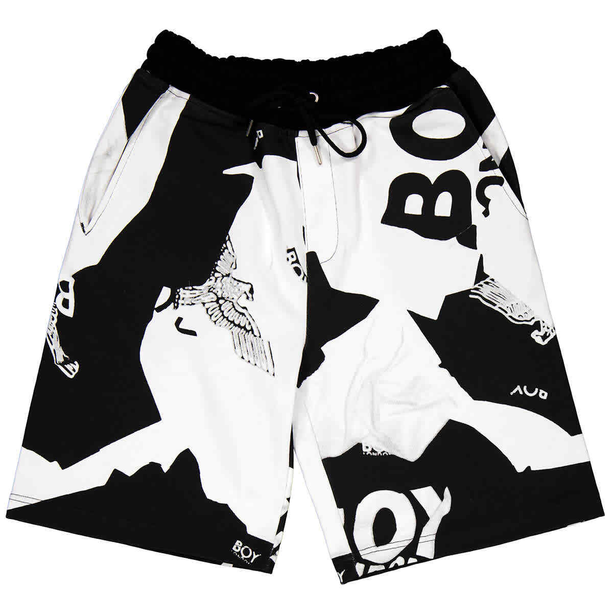 Boy London Men's Boy Photocopy Cotton Shorts