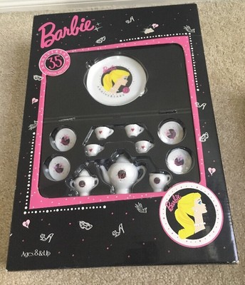 barbie miniature nostalgic china tea set