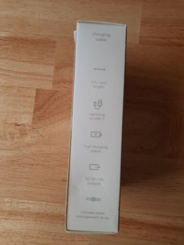 Heyday Charging Cable USB-C Braided 6 ft for iPhone & iPad New - 第 4/6 張圖片