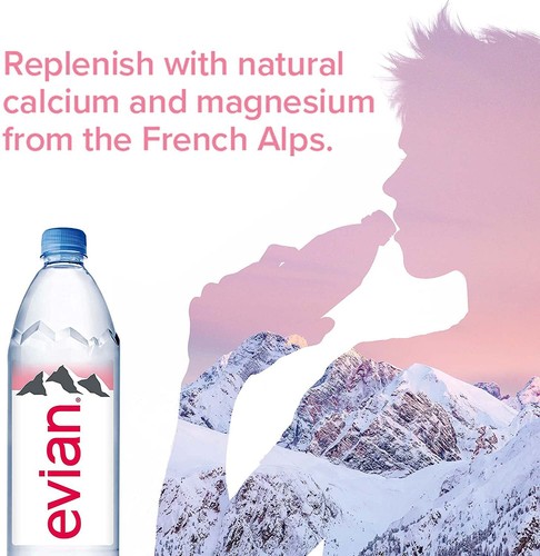 Evian Natural Mineral Water (1L x12, 1.5L x12, 330ml x24, 500ml x24, 750ml x12) - Picture 41 of 41