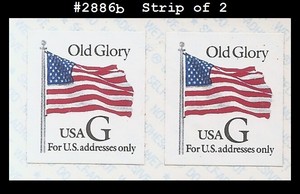 US-2886b-MNH-STR2-G-rate-Old-Glory-S-A