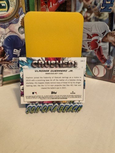 2024 Topps Update Crushed Vladimir Guerrero SSP - Picture 2 of 2