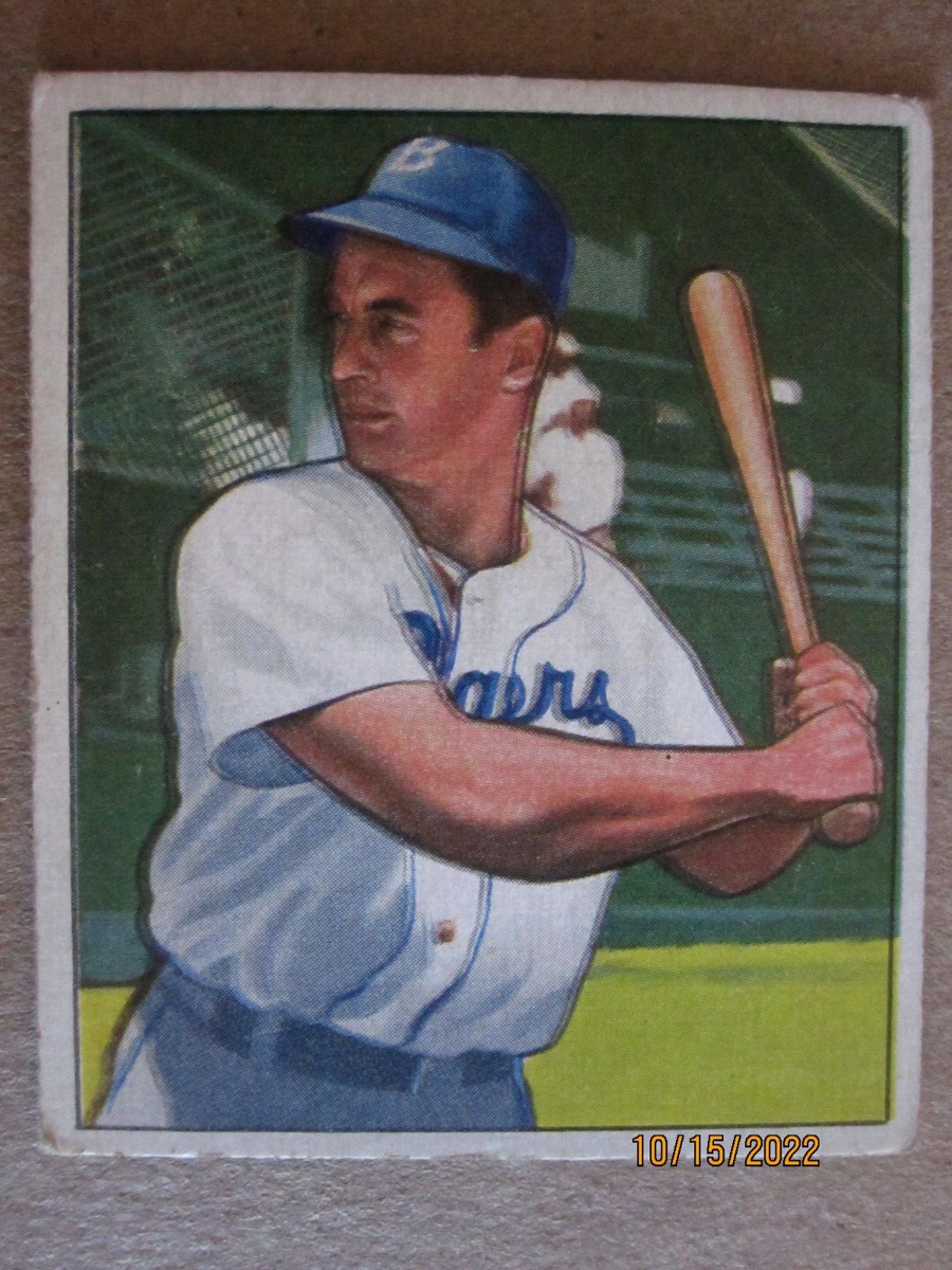 1950 BOWMAN BASEBALL CARD #113 BROOKLYN DODGERS GENE HERMANSKI | eBay
