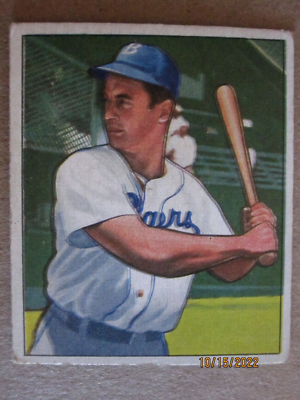 1950 BOWMAN BASEBALL CARD #113 BROOKLYN DODGERS GENE HERMANSKI | eBay