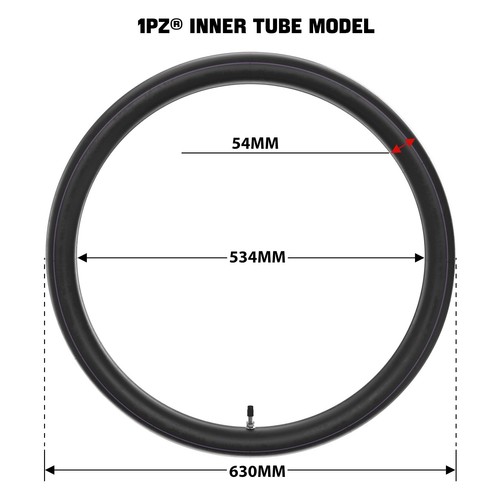 21 Inch Motorcycle Inner Tube – Fits 80/100-21, 90/90-21, 2.75/3.00-21 – Universal