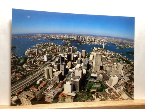 Vista aérea de Sydney, Australia: - Postal vintage - Imagen 1 de 3