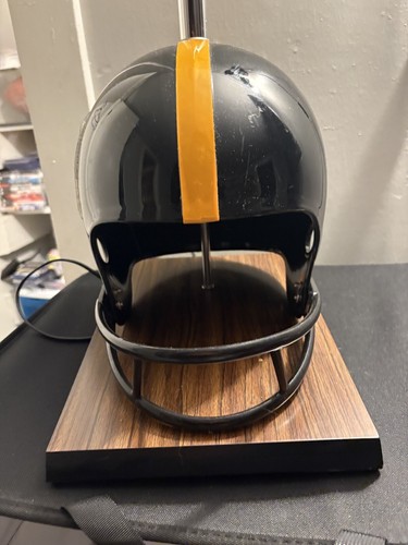 1970s Football Helmet Lamp Original Base Pittsburg Steelers USA No Shade - Picture 5 of 10