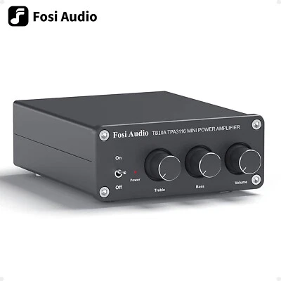 Fosi Audio TB10A Stereo Audio Verstärker Empfänger Mini Class D Vollverstärker