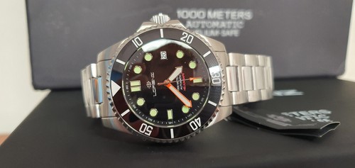 Orologio LORENZ UOMO DIVER 1000 MT. NUOVO FULL SET!!! - Foto 3 di 17