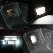 2x Smoked LED License-Plate Rear Tag Lights For 2003-18 Dodge Ram 1500 2500 3500