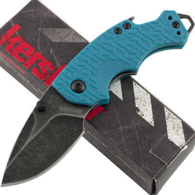 Kershaw Teal Handle Shuffle Linerlock Pocket Knife KS8700TEALBW Backwash Blade