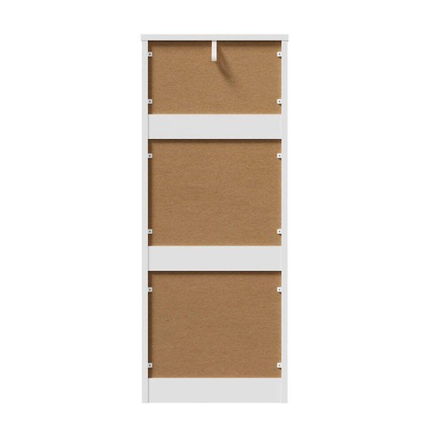 Oikiture 6 Chest of Drawers Lowboy Handle-Free White - Picture 8 of 10