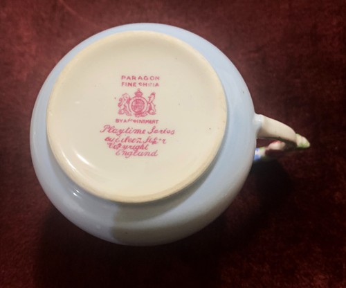 Vintage 1930S Paragon Playtime Series EILEEN SOPER Trio - Plate, Cup, and Bowl - Picture 9 of 15