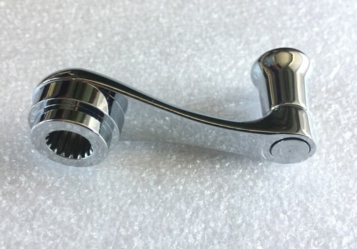 1936-1938 CHEVROLET GMC TRUCK Interior Windshield Crank w/ KNOB chrome FREE SHIP - Picture 9 of 9