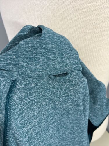 Lululemon Surge Warm Full Zip Jacket Hoodie Mens XL Heathered Laguna Teal Green - Picture 10 of 10