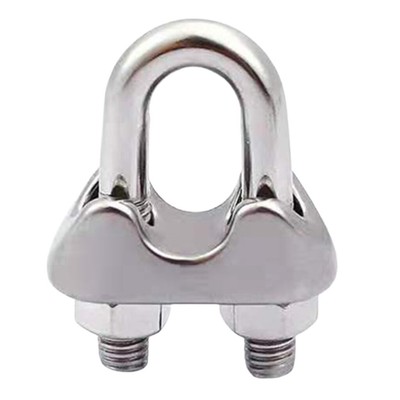 4mm 10 Pieces Stainless Steel 316 5//32/" Wire Rope Clip Light Marine Grade