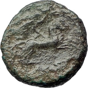 Syracuse-in-Sicily-212BC-Zeus-amp-Nike-Horse-Chariot-Ancient-Greek-Coin-i73369