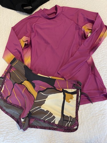 Patagonia Pullover Base Layer Pink XL Womans & Swim Shorts 8