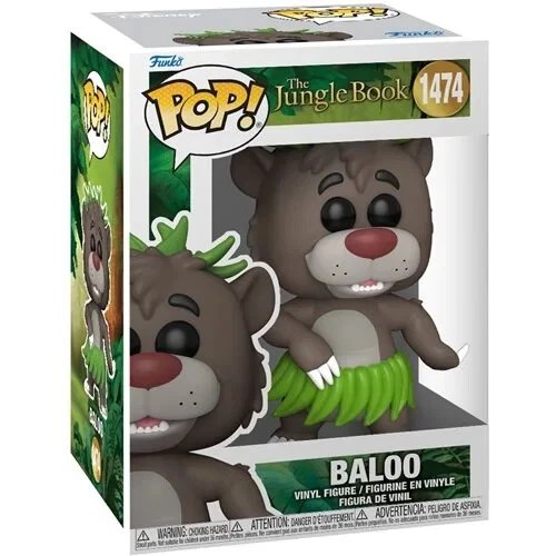 Funko POP! Disney The Jungle Book - Baloo Figure #1474 + Protector