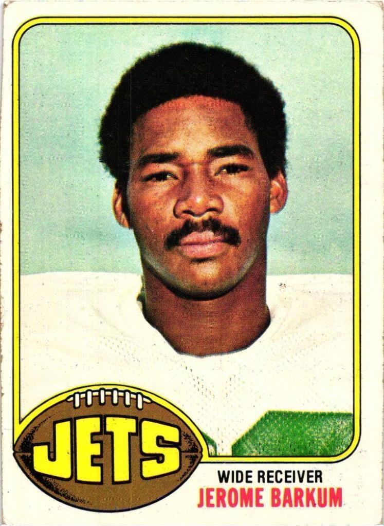 JEROME BARKUM 1976 Topps Football #63 FREE SHIPPING