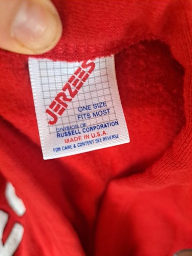 Ohio State Buckeyes Red Hand Painted Vintage Button Up Women’s Sweater L Vtg 90 - Picture 5 of 5
