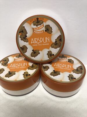 Coty Airspun Face Powder Translucent Extra Coverage tone 2.3oz 070-41 X THREE