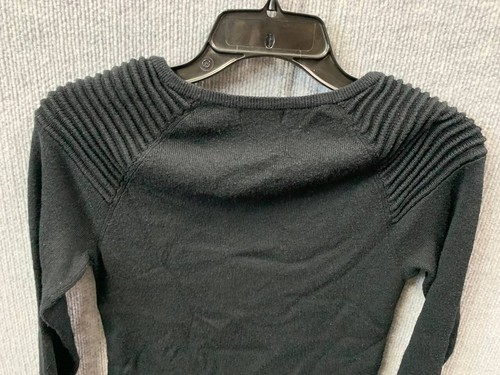 Trouve Womens Sweater Size S Black Pullover Long Sleeve - Picture 4 of 6