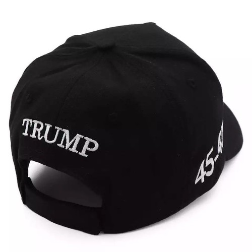 Cappello Trump MAGA Nero - 45-47 Make America Great Again - Foto 6 di 7