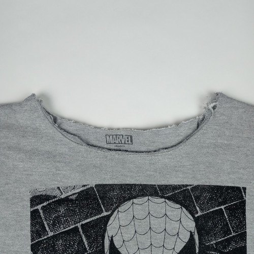 MARVEL Spider-Man Sweatshirt Sweater Comics Women's Size Medium Pullover Gray - Picture 4 of 10