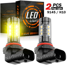 2x 9006 HB4 LED Fog Light Bulbs Kit 35W 5000LM 3500K Error Free Yellow Lamp