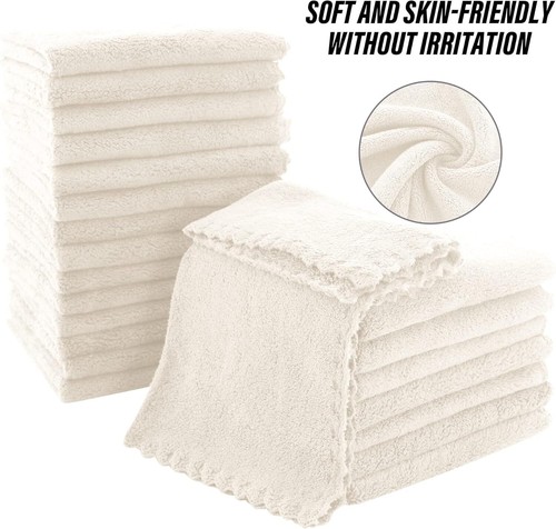 Super Soft Premium Bath Towel Set - Quick Drying - Highly Absorbent Coral Velvet - Picture 59 of 119