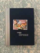 1999 USPS Hardcover Commemorative Stamp Yearbook & Stamps ~ Complete  MG