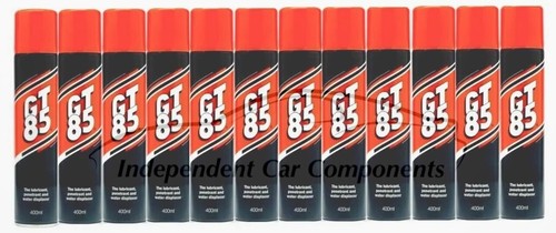 12 x GT85 SPRAY LUBE LUBRICANT PENETRATOR WATER DISPLACER CORROSION 400ML - Picture 2 of 3