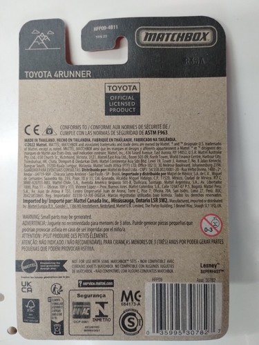 2023 Matchbox Red Toyota 4 Runner 1:64 70 Yrs - Picture 4 of 4