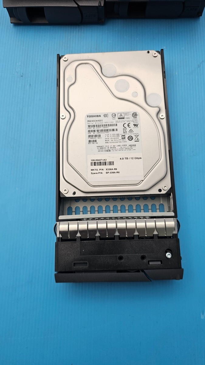 X336A-R6 NetApp 4TB 7.2K 12gb/s NL-SAS HDD STORAGE DRIVE 3.5