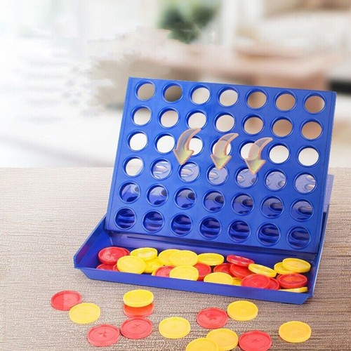 Large Connect Four In A Row 4 In A Line Board Game Kids Children Educational Toy - Picture 4 of 8