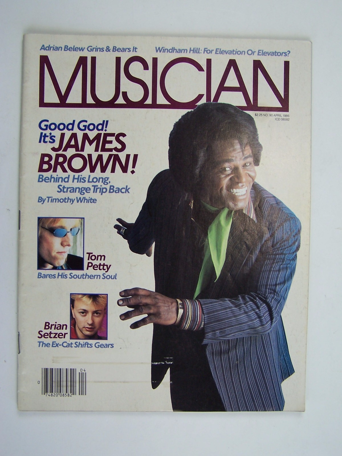 Musician Magazine April 1986 (James Brown Cover) Issue Musician Magazine April 1986 (James Brown Cover) Issue