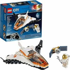 LEGO City Satellite Service Mission Set 60224 New Sealed DAMAGED BOX