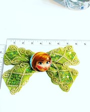 Handmade Hair Bows - Disney - Frozen - Barrettes 1 Anna