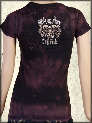 Black City T Wings Legends Engine New Motor shirt Skull Sleeve 78 Women Short SvwqWgd