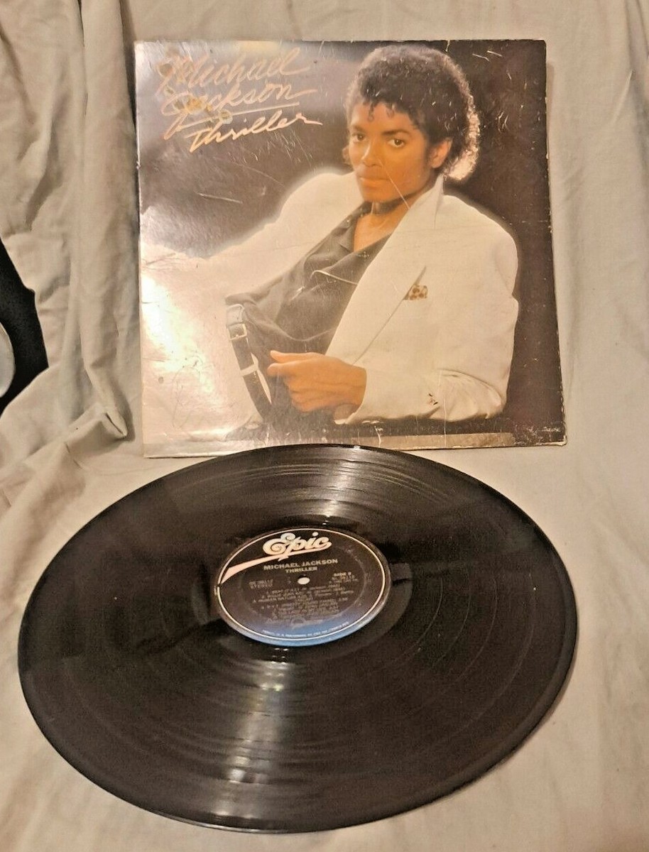 Michael Jackson Thriller LP Epic Records 1982 QE-38112-Vinyl