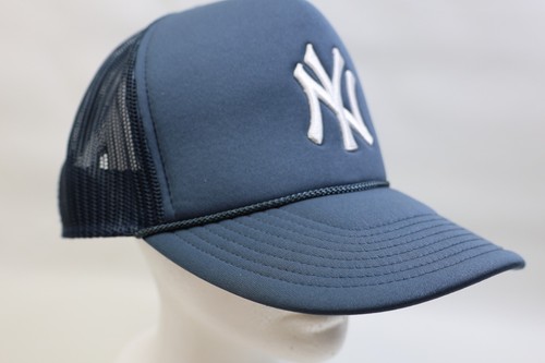 New York Yankees '47 Brand Foam Front - Mesh Back - Snapback Cap Hat - Blue - Picture 8 of 18