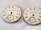 Fine Hairlines - Oe - 45 2-Hampden 18 Size Pocket Watch Porcelain Dial