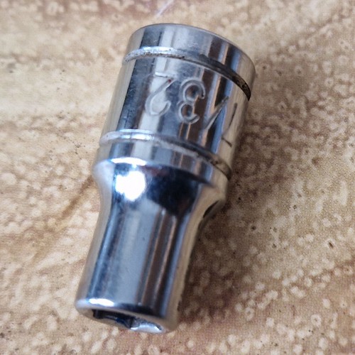 Chrome Vanadium 7/32" drive 6 point socket classic bike car mechanic - Picture 8 of 8