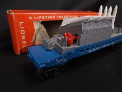 VINTAGE LIONEL POSTWAR 6544 MISSILE FIRING TRAIL CAR WITH ORIGINAL BOX L0002 - Picture 2 of 21