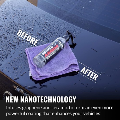 Shine Armor Graphene Ceramic Coating Spray Highly Concentrated Paint Protection - Picture 5 of 8