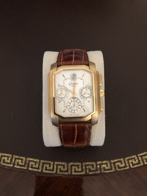 Herren Glashütte Uhr Original Senator Chrono 750er Rose Gold